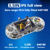RG353PS Handheld Gaming Console 3.5-inch IPS Screen 5G WiFi and Linux System with 16G and 256G TF Card White
