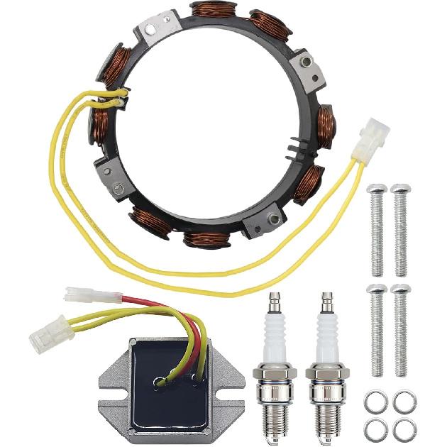 592830 696458 Alternator Coil Stator for 691064, 393295 Engines for John Deere GT235 LT166 Craftsman V-Twin