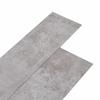 Self Adhesive PVC Floor Planks 30.5 X 61 Cm 28 Pcs PVC Earth Gray