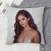 SSelena Gomez Doublesided Printed Square Decorative Cushion Cover for Sofa Living Room Home Decor
