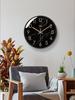 Ultra-Quiet 6278 Quartz Wall Clock with Marble Texture - Nordic Fashion for Living Room