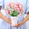 Paper Flower Bouquet Pop Up Card Bouquet Popup 3D Greeting Card for Friendship Birthday Congratulation Style 1