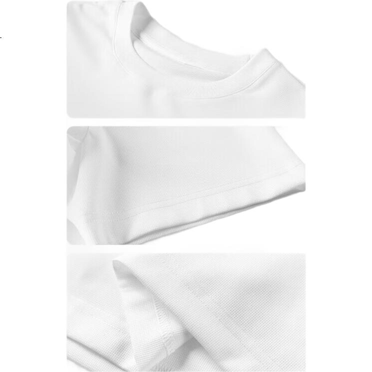 GEVAERT Sold by [Anti-Roll Neckline] Men's T-Shirt, Antibacterial, Cool-Feeling, Wrinkle-Resistant, Round Neck, Textured Short Sleeve for Me