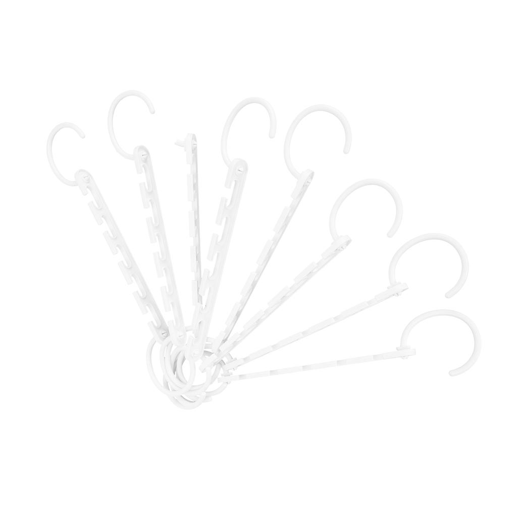 8 Buc Raft de Uscat Haine pentru Garderobă cu 5 Găuri Pliabil pentru Haine pentru Casă, Camera de Zi