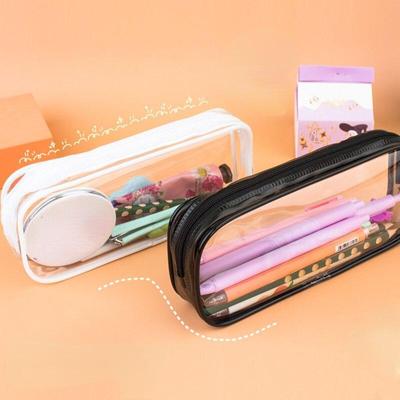 Transparent Pencil Case PVC Pencilcase School Supplies Pencil Bag School Pencils Pouch Student Stationery