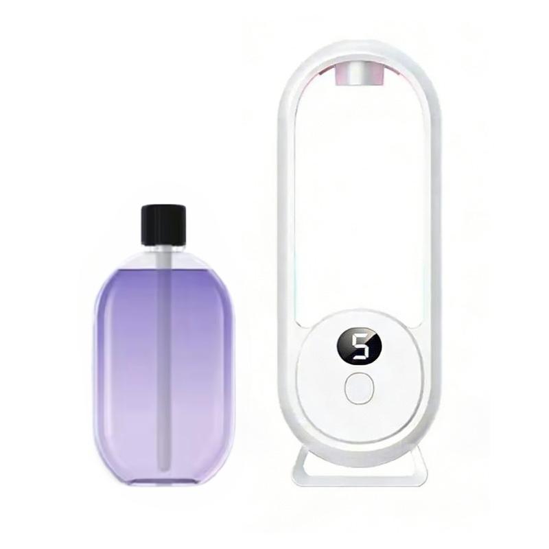 Automatic Fragrance Diffuser USB Powered Essential Oil Diffuser with Spraying & Light Home Fragrance for Living Room Bedroom