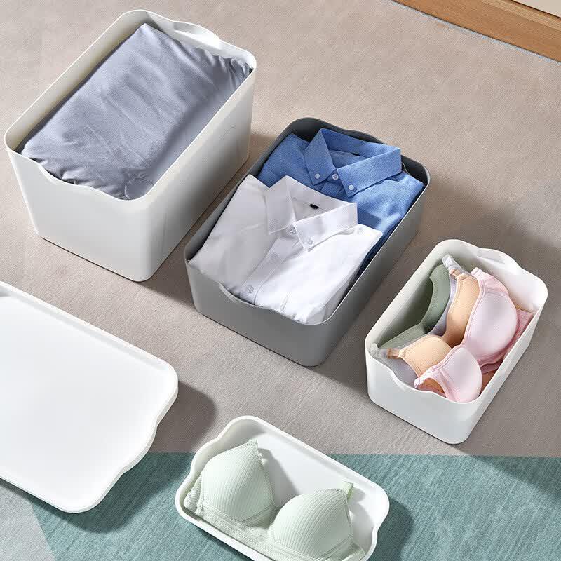 COUVEZI Multifunctional Plastic Storage Box with Lid