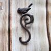 Vintage Cast Iron Wall Hook Heavy Duty Wall Mounted Hanging Hooks Rustic Decorative For Entryway Garden Home Decoration