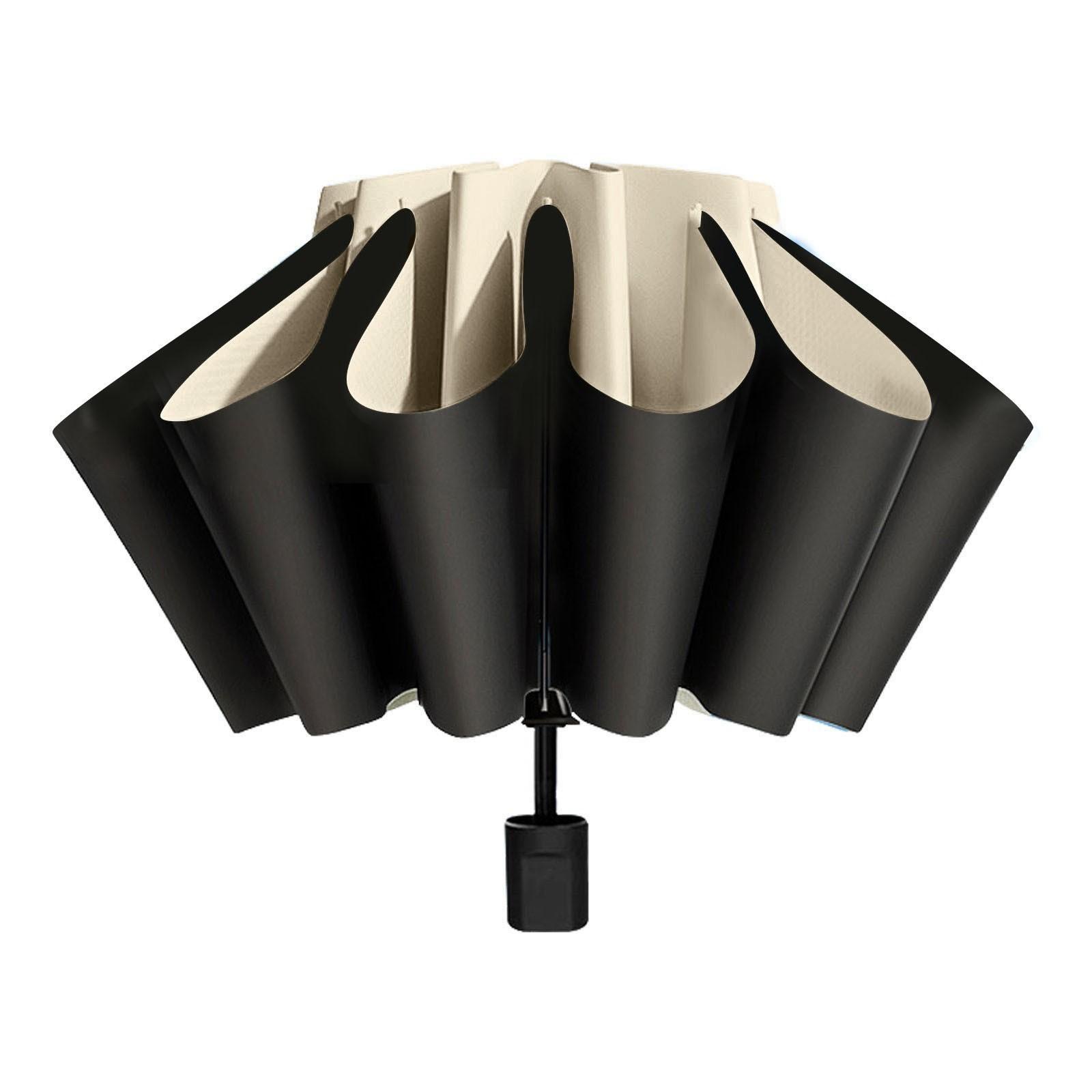 

Large Size Folding Umbrella Light Shielding Heat Insulation Umbrella Uv Sunblock Protection Parasol Reinforced Rain Umbrella білий