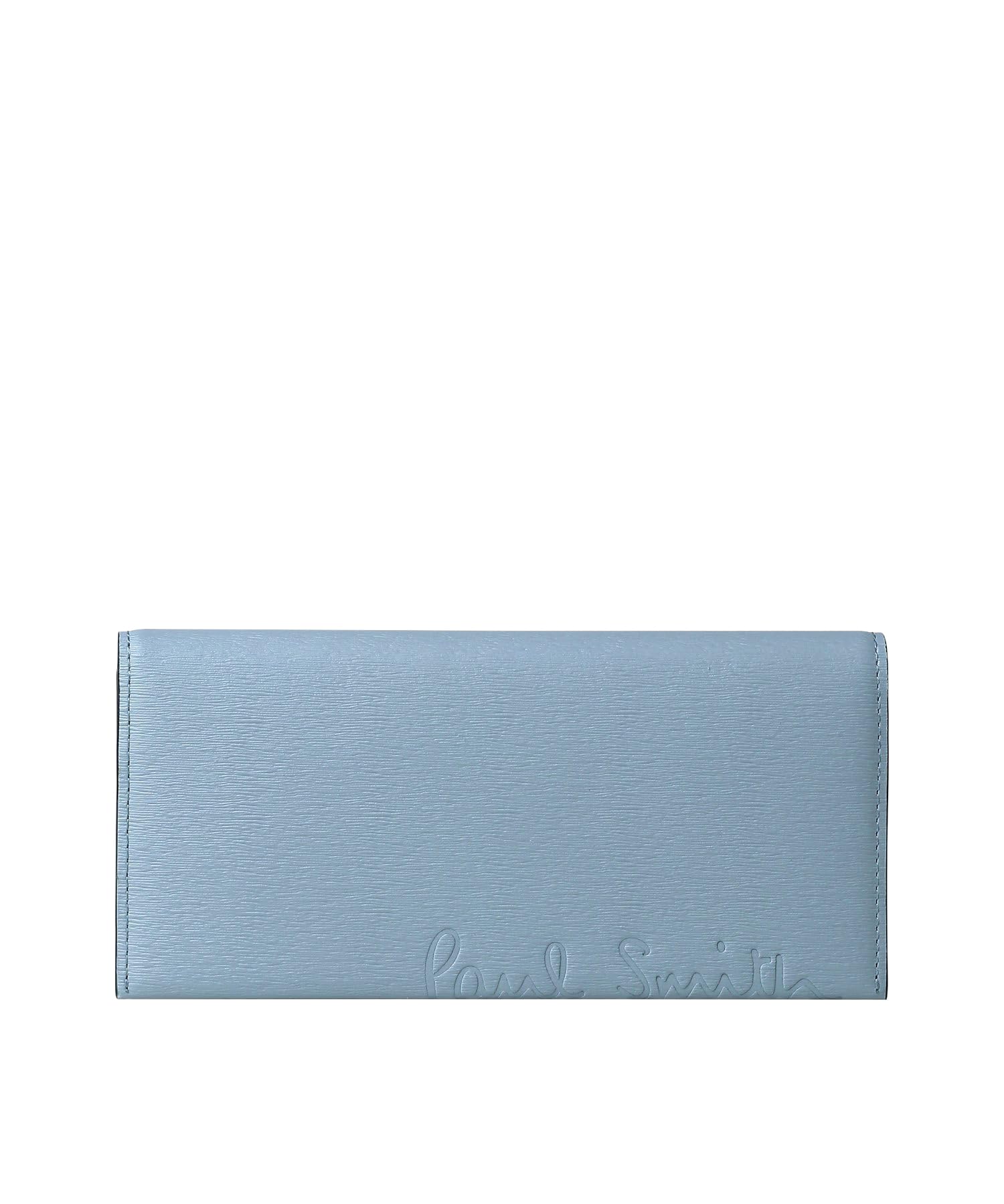 

Cropped logo long wallet in sax blue