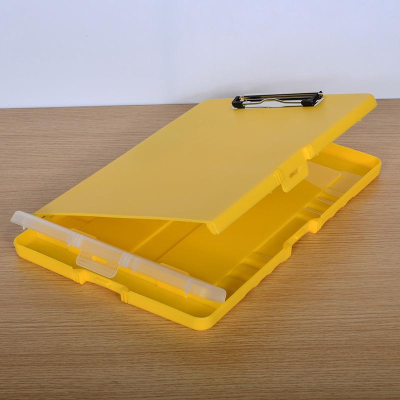 Double Clip A4 Clipboard with Storage for Students