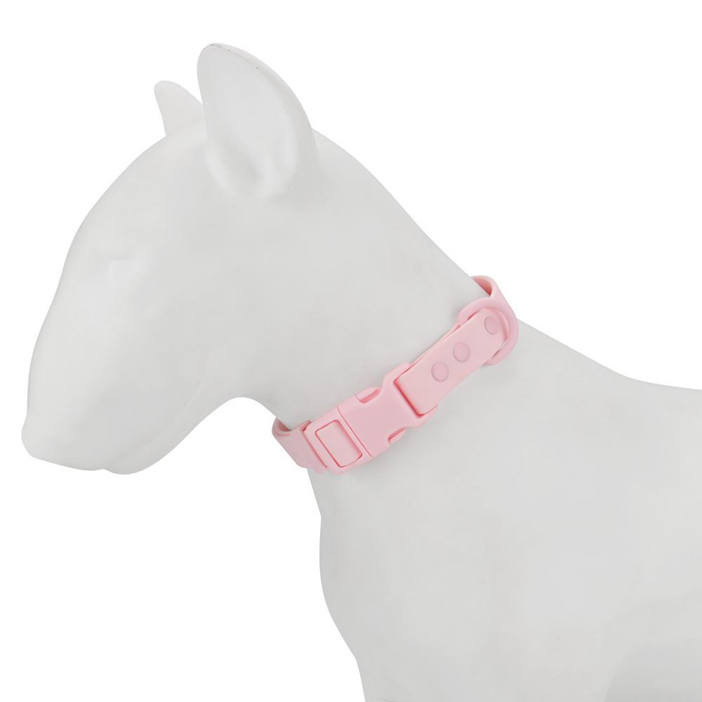 Candy Color PVC Dog Collar Adjustable Pet Large Cat Necklace Collars for Small Medium Big Dog