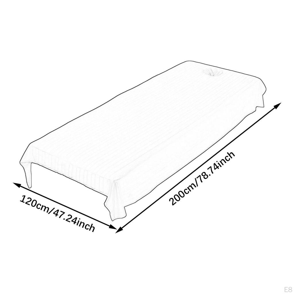 Massagetischlaken Beauty Bed Flat und Spannbettlaken für