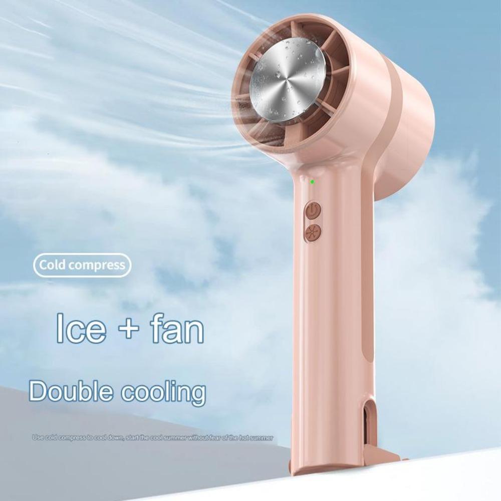 Halbleiterkühlung Kaltkompresse Kleiner Lüfter USB-Lade-Desktop-Outdoor-Turbinen-Mini-Lüfter