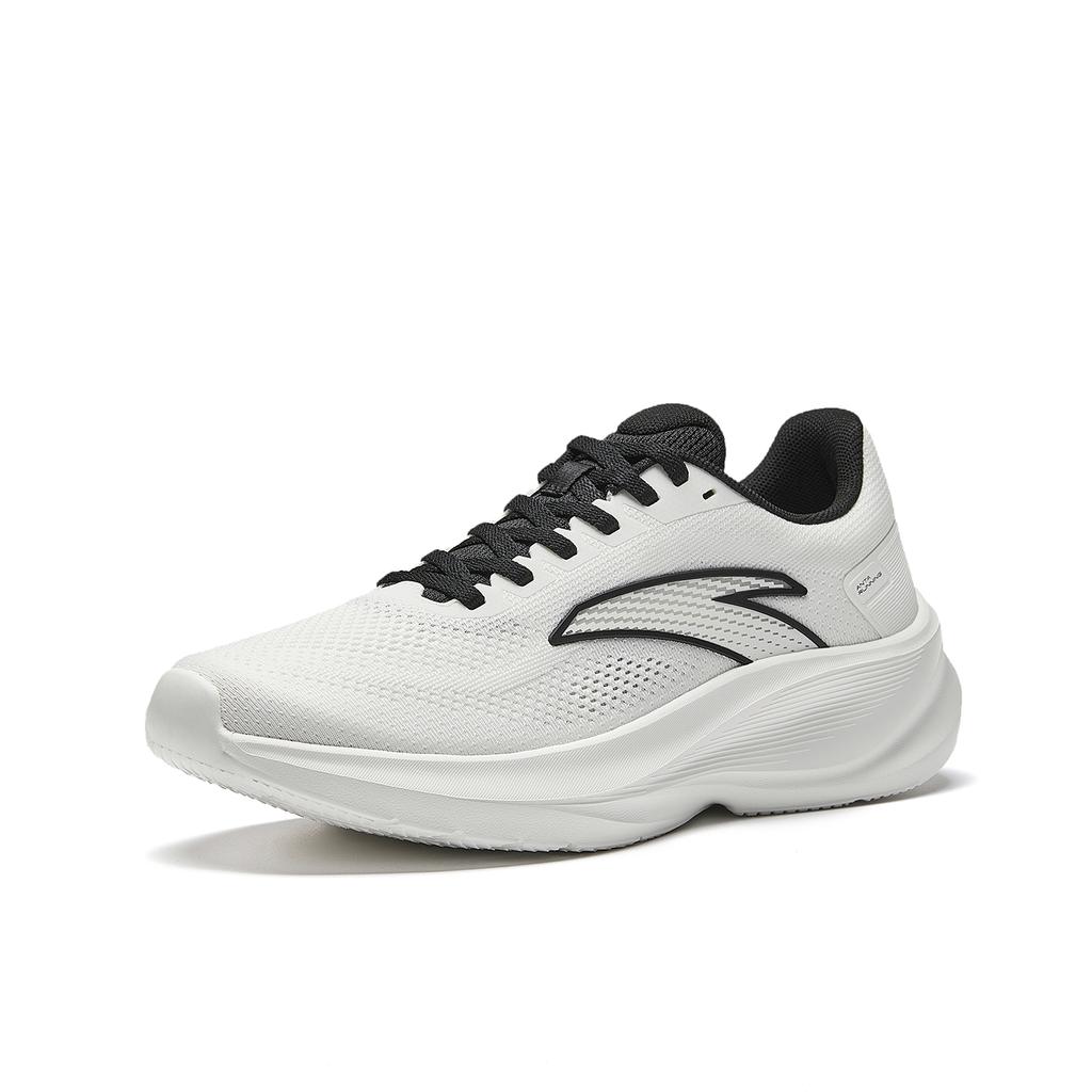 Anta Rebound Abrasion Resistant Lightweight Slip Resistant Running Shoes Men's White Black 912625505-1