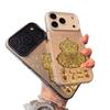 Modeller 11-16 için Altın Folyo Kabak iPhone Kılıfı, Ultra İnce ve Düşmeye Dayanıklı, Apple 17 Pro Max ve Yeni 15 ile Uyumlu.