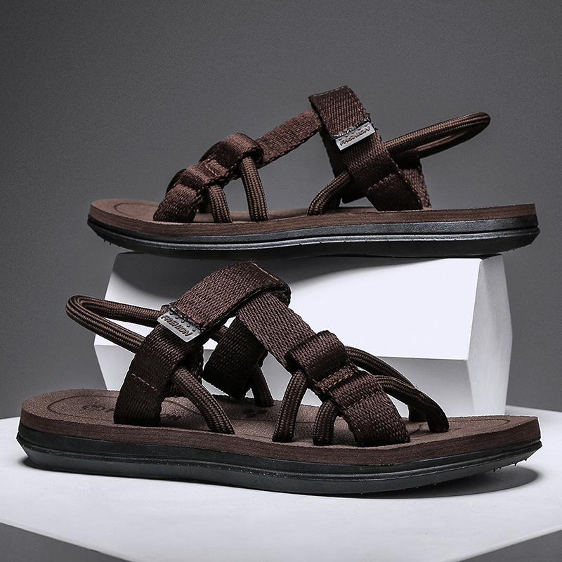Men Black Sandals Summer Couple Shoes Best Sellers Products Manual Shoes for Men D151