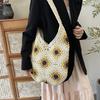 2025 Große Kapazität Mori-Stil Häkel-Baumwolle Schulter-Strand-Tragetasche