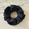 Minimalist Solid Color Scrunchies Large Hair Tie for Women Aesthetic Office Chic Hair Accessory