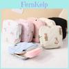 Cotton Feminine Hygiene Pad Storage Bag Large Capacity Breathable Womens Travel Organizer For Daily Use