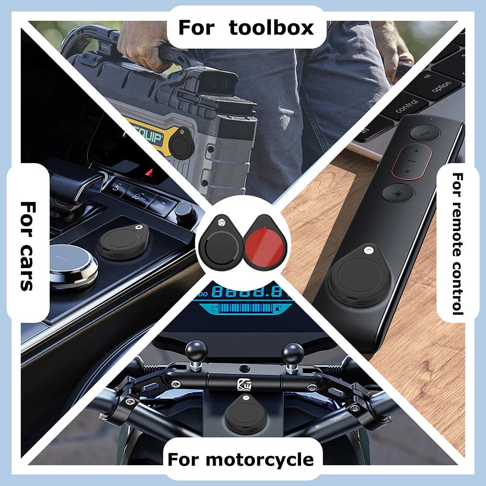 For Airtag Holder Protective GPS Tracker Case with 3M Adhesive Sticker Case for Apple AirTag Full Protective Tag Case Waterproof