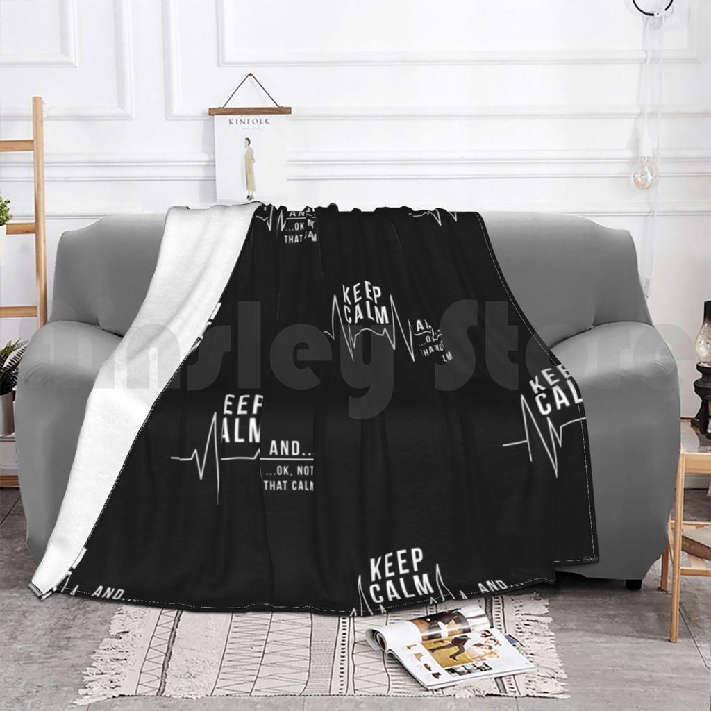 Nurse Funny Gift Idea Blanket For Sofa Bed Travel Medicine Nurse Funny Health Emergency Job Nursing Stethoscope