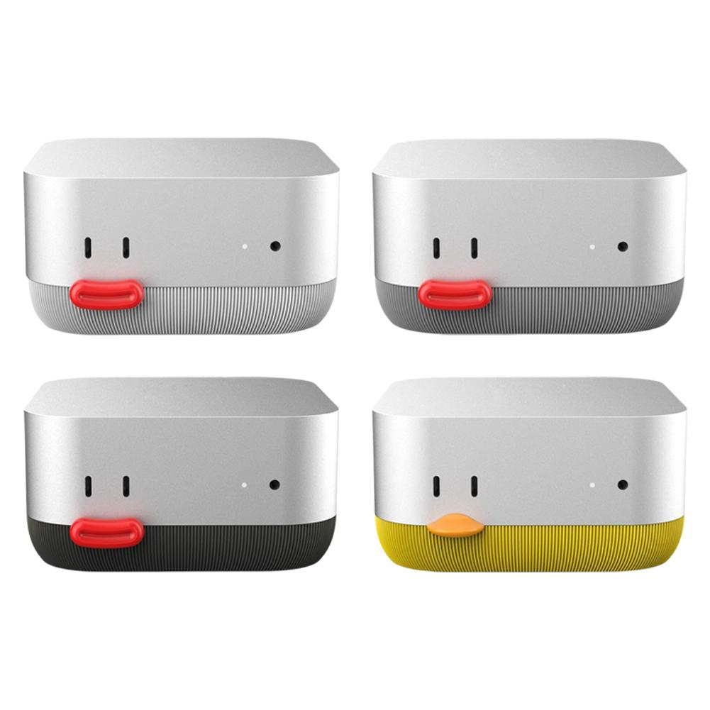 3D Printed Stand for Mac Mini M4 with Emoji Power Button Creative Cooling Base Enhanced Airflow Design Cute Expression Keycap