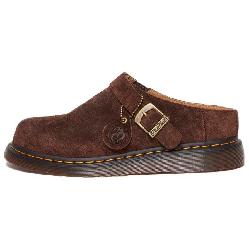 Dr. Martens Isham Suede Shoe Dark Brown Unisex Sneakers 30619201