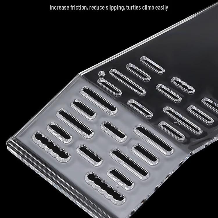 Turtle Tank Basking & Climbing Platform - Eco-Friendly Floating Resting Slope for Deep Water & Small Fish Tanks