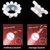 Men Delay Ring with 3 Layer Silicone Beads Anti-slip Lock Ring for Extended Intimacy