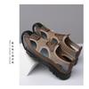 Men's Closed Toe Hiking Sandals Breathable Mesh Outdoor Sandals Non-Slip Casual Walking Shoes