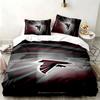 Atlanta Falcons 3pc Set Perfect for Bedroom Use Comfortable Bedding Set Includes a Duvet Cover and Two Pillowcases Ideal Birthday or Christmas Gift