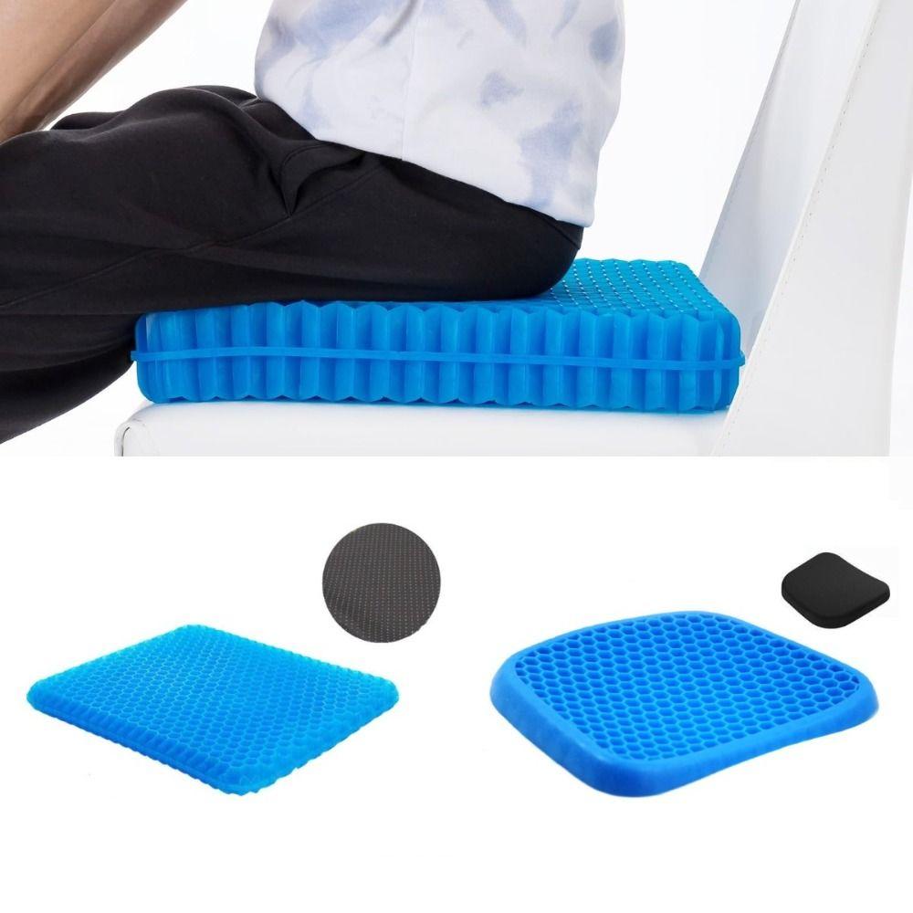 Foldable Honeycomb Gel Cushion Thick Cooling Seat Pads Sedentary Gel Seat Cushion Stadium