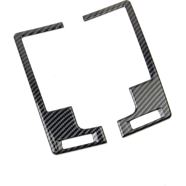 Carbon Fiber Style Center Console Dashboard Air Outlet AC Vent Cover Trim Accessories for Nissan 350Z