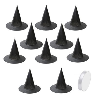 10-teiliges Set Hängende Hexenhüte Deckendekoration Halloween Hängende Ornamente Schlafzimmer Festliche Dekoration