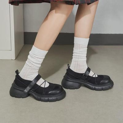 Masuism 2024 Sommer Casual Vielseitige Mary Jane Plateauschuhe