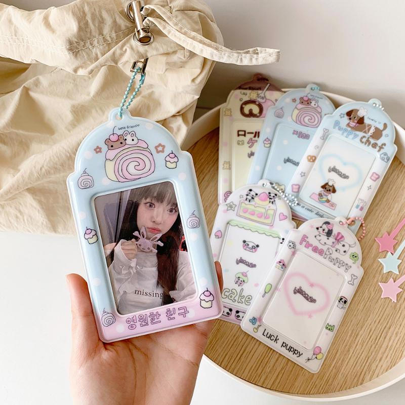 New Arrival Kpop Creative Photocard Holder Idol Card Holder 3 Inch Polaroid Display Pendant Small Picture Frame Protective Cover