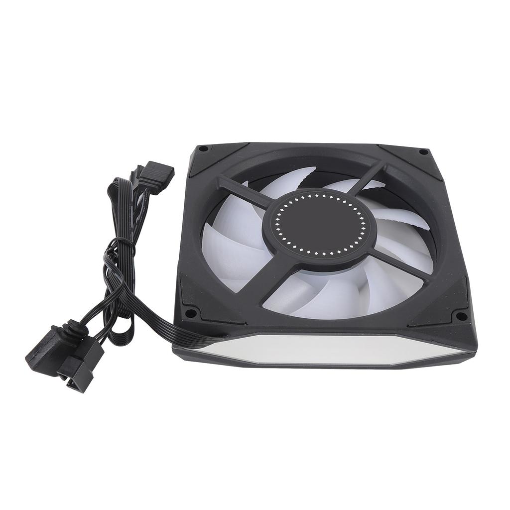PC Case Fan Reverse Blade 120mm 4 Pin PWM 5v 3 Pin ARGB 800 To 1800RPM CPU Cooler for Upgrade White