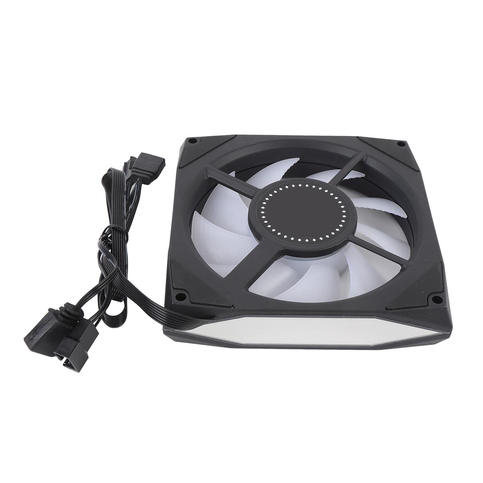 

Вентилятор для корпуса ПК Reverse Blade 120 мм 4 Pin PWM 5 В 3 Pin ARGB 800 до 1800 об/мин CPU Cooler для обновления Белый чёрный