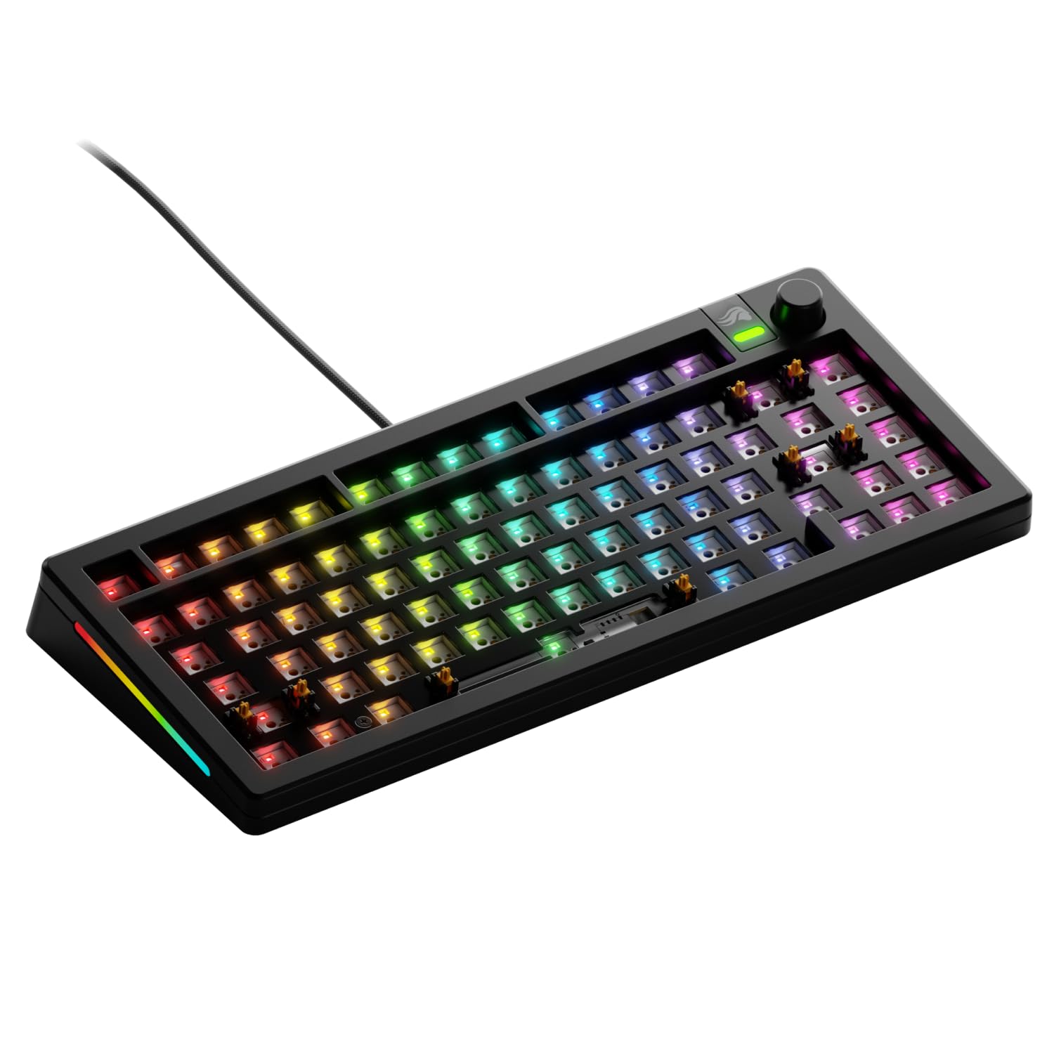 

Glorious GMMK 3 Barebones Wired Black US Layout MX Mechanical Key Switch Barebone Kit KB0846 75% GLO-KB-GMMK3-75-BB-W-BLK-US чорний