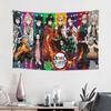Halloween Demon Slayer Cutecore Tapestry Wall Hanging Blanket Tapestry Home Decor Items Wall Decorations