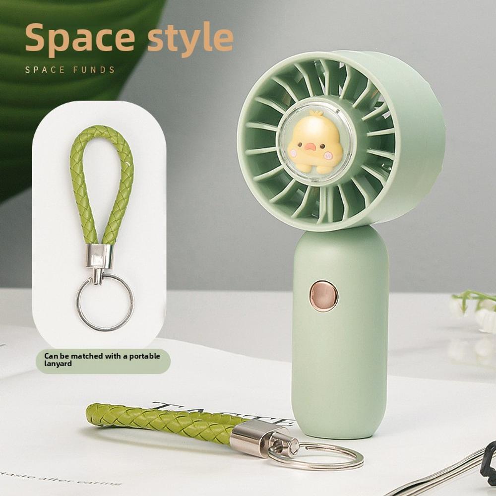 

Summer Handheld Fan Usb Mini Long Battery Charging Handheld Small Fan Holder Cartoon Small Electric Fan Children s Gift Convenie