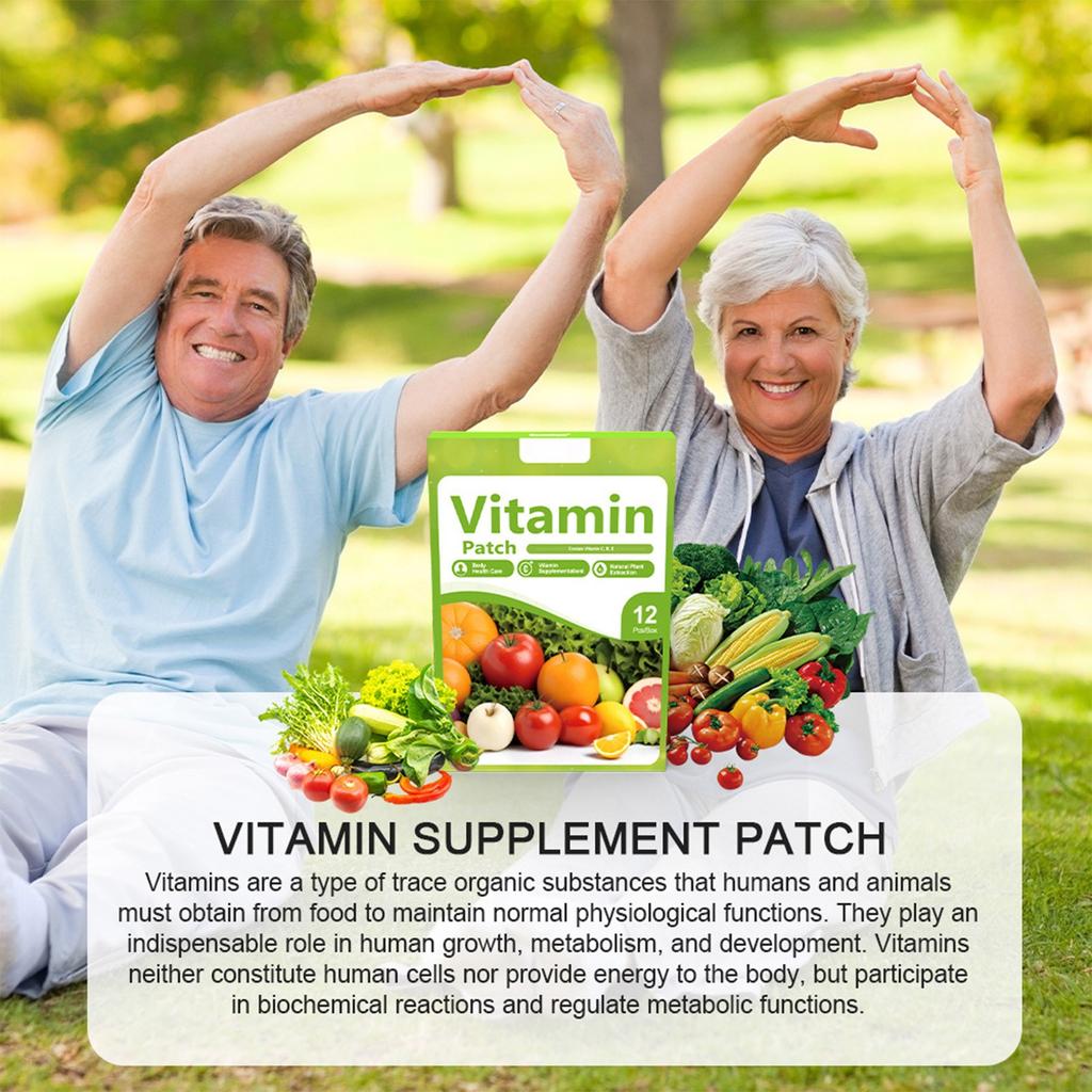 Health Preservation Patches, Fruit And Vegetable Health Patch 24PC