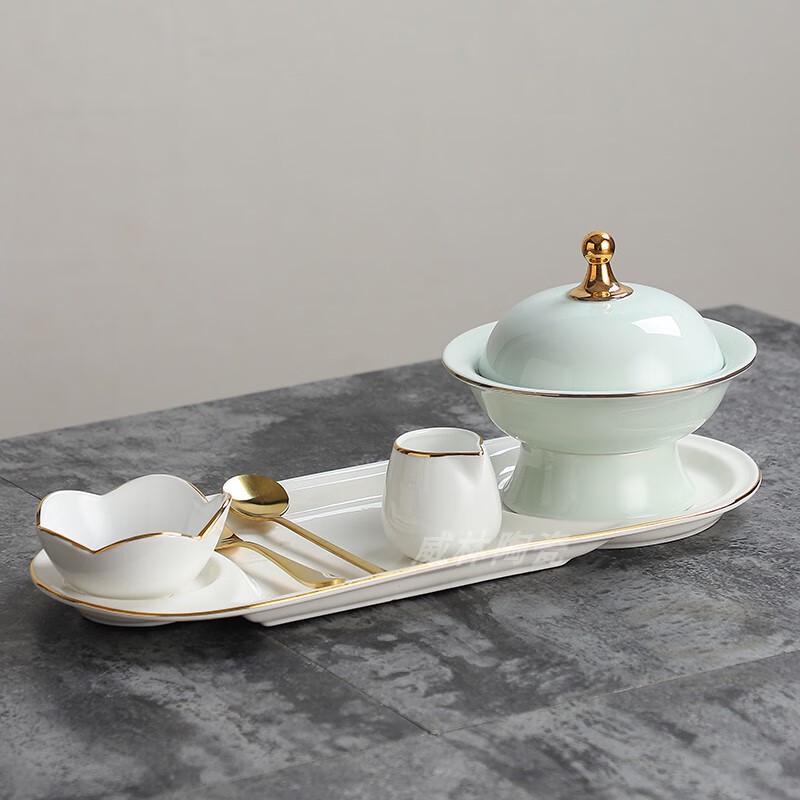 

Naijiang Light Luxury Silver Dessert & Stew Bowl