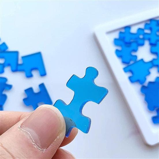 19/29Pcs/Set Acrylic Puzzle Impossible Challenge Difficult Jigsaw Game Level 10 Brain