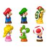 Fisher-Price My Mario Little People Character Set (6 Figures) - Ages 1.5+ - Multi-color JHG63