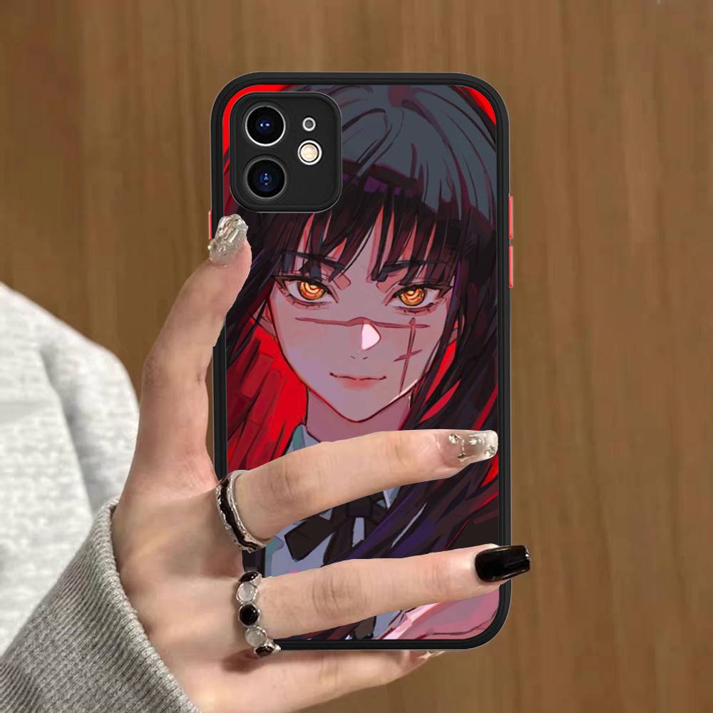 

Asa Mitaka Chainsaw Man Anime Manga Phone Case For IPhone 16e 16 15 14 13 12 11 Pro Max X XS Max Plus Matte Clear iphone 16 plus
