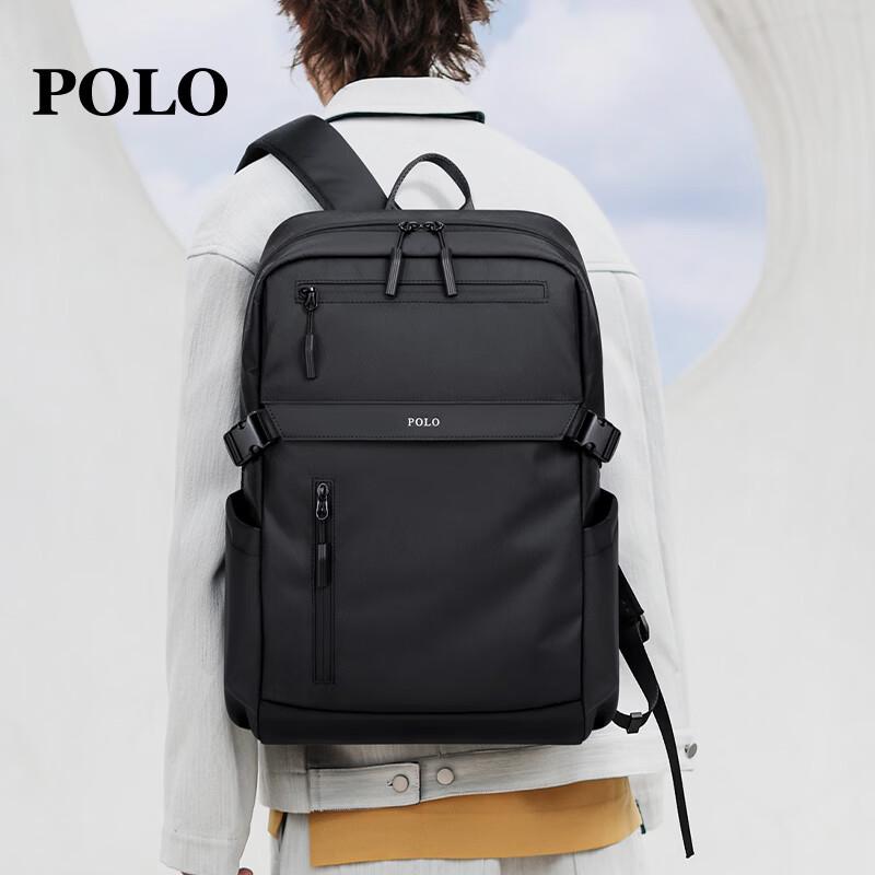 POLO Herren Rucksack für Business-Laptop mit großem Fassungsvermögen