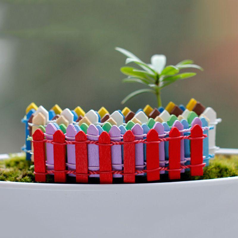 Exquisite Mini Wooden Fence Accessory For Relaxing And Adorable Diy Landscaping