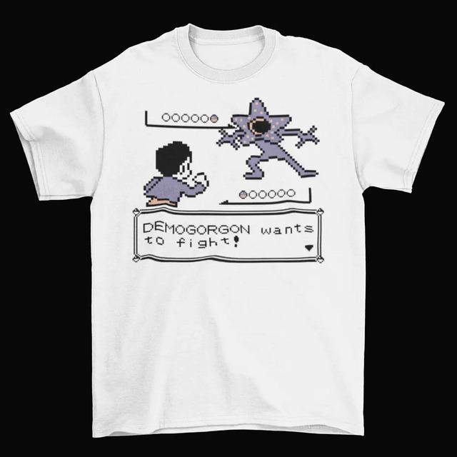 Camiseta Demogorgon Pixel Fight De Stranger Things S